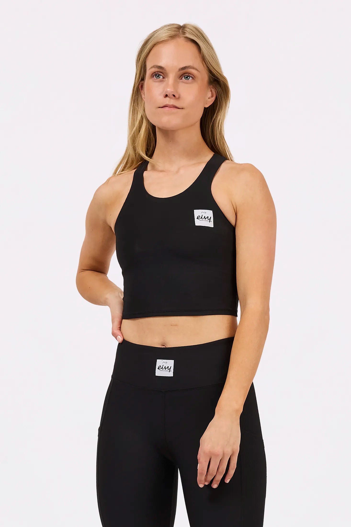 Cover Up Rib Top - Black