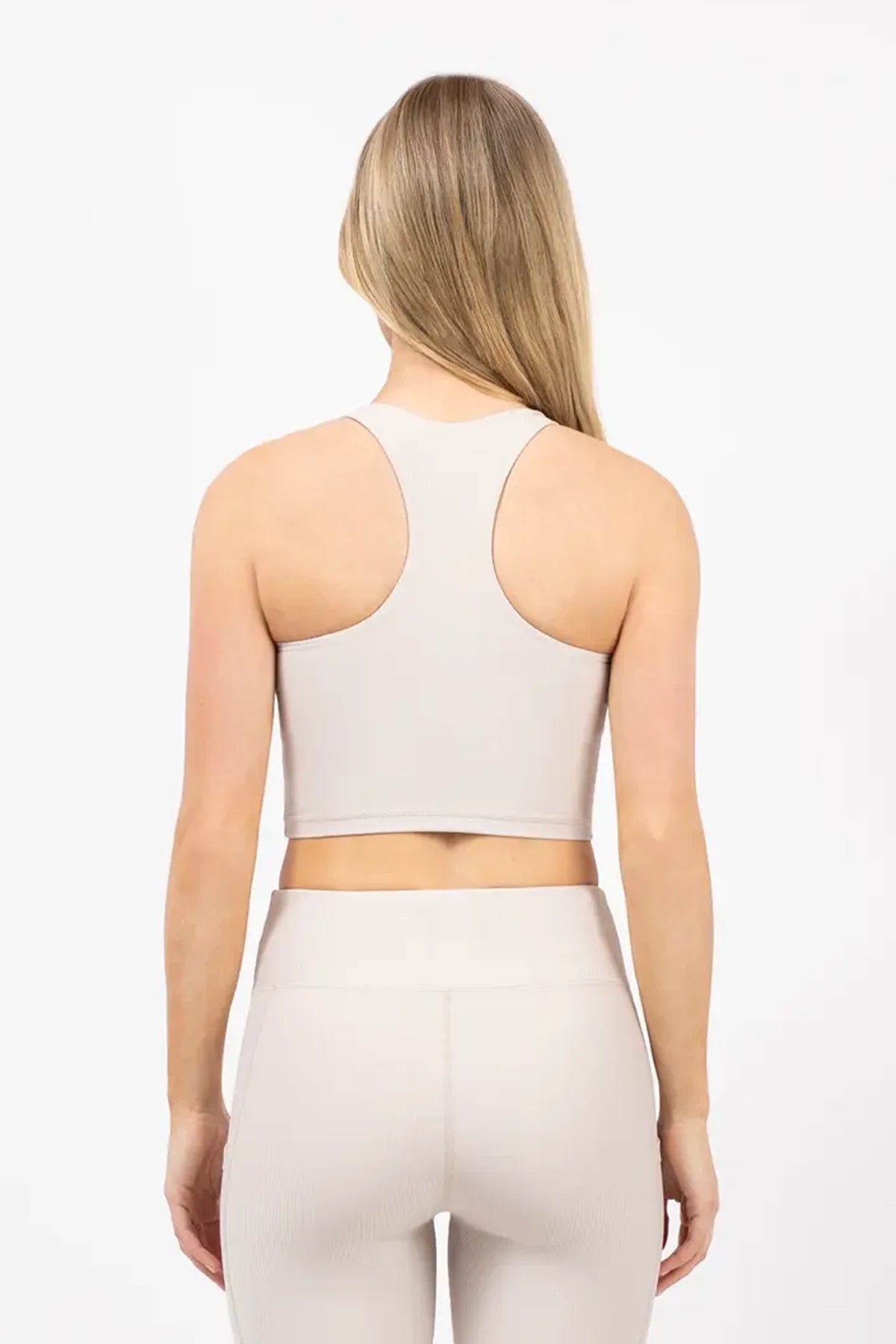 Cover Up Rib Top - Faded Cloud