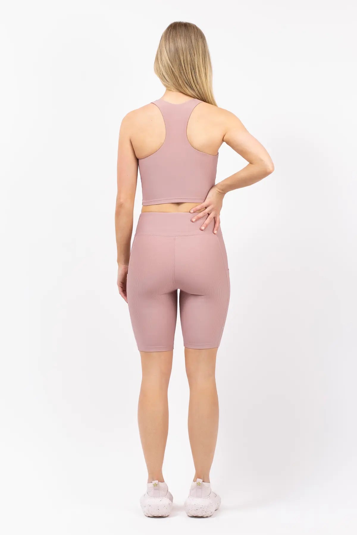 Cover Up Rib Top - Faded Woodrose