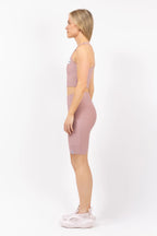 Cover Up Rib Top - Faded Woodrose
