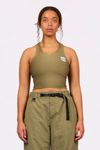 Cover Up Rib Top - Olive