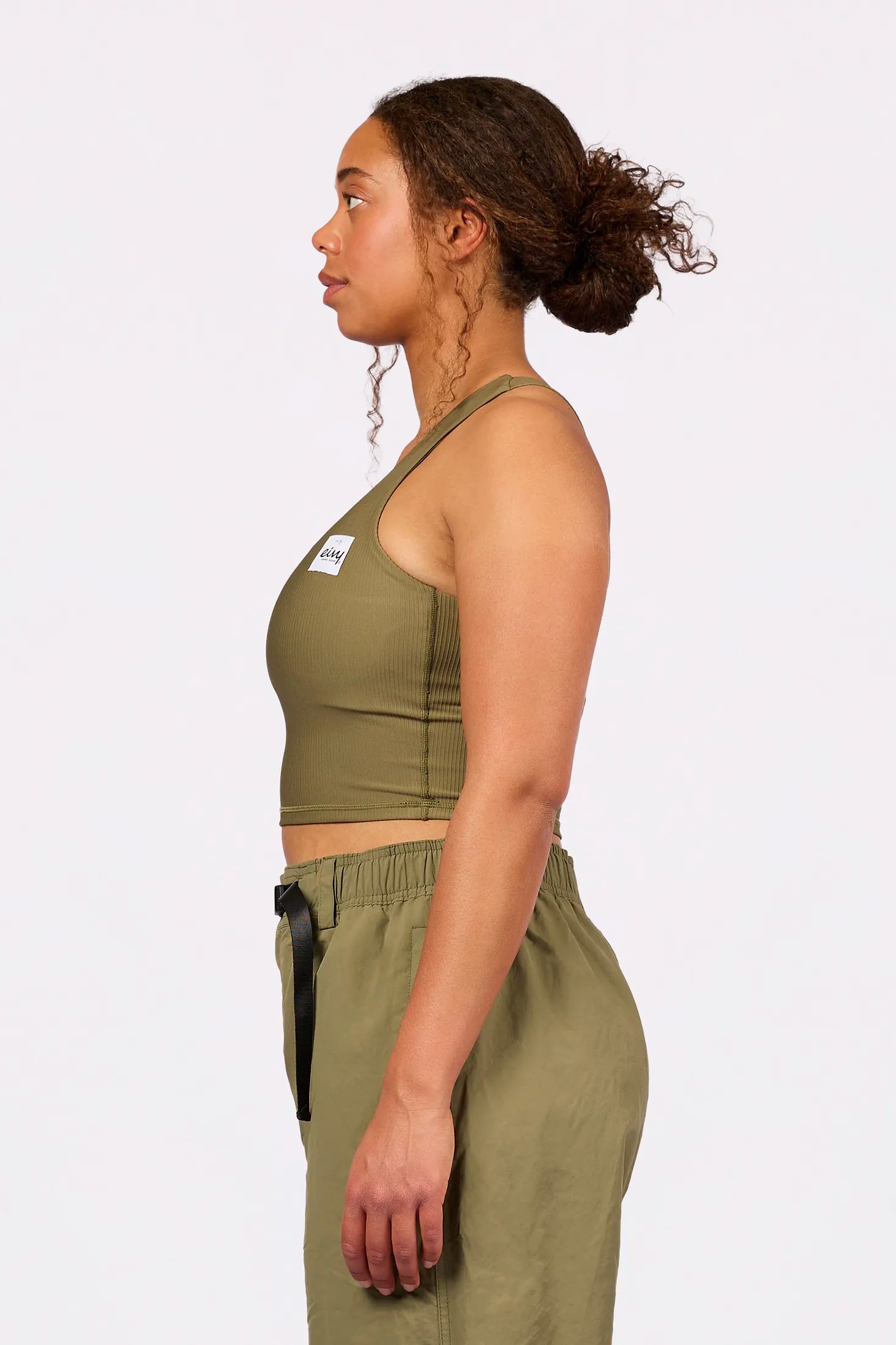 Cover Up Rib Top - Olive