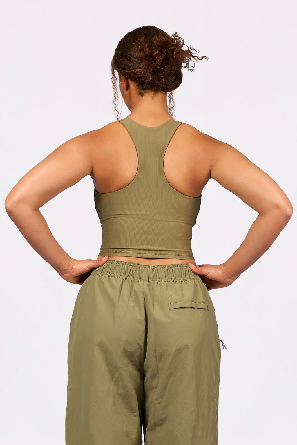 Cover Up Rib Top - Olive