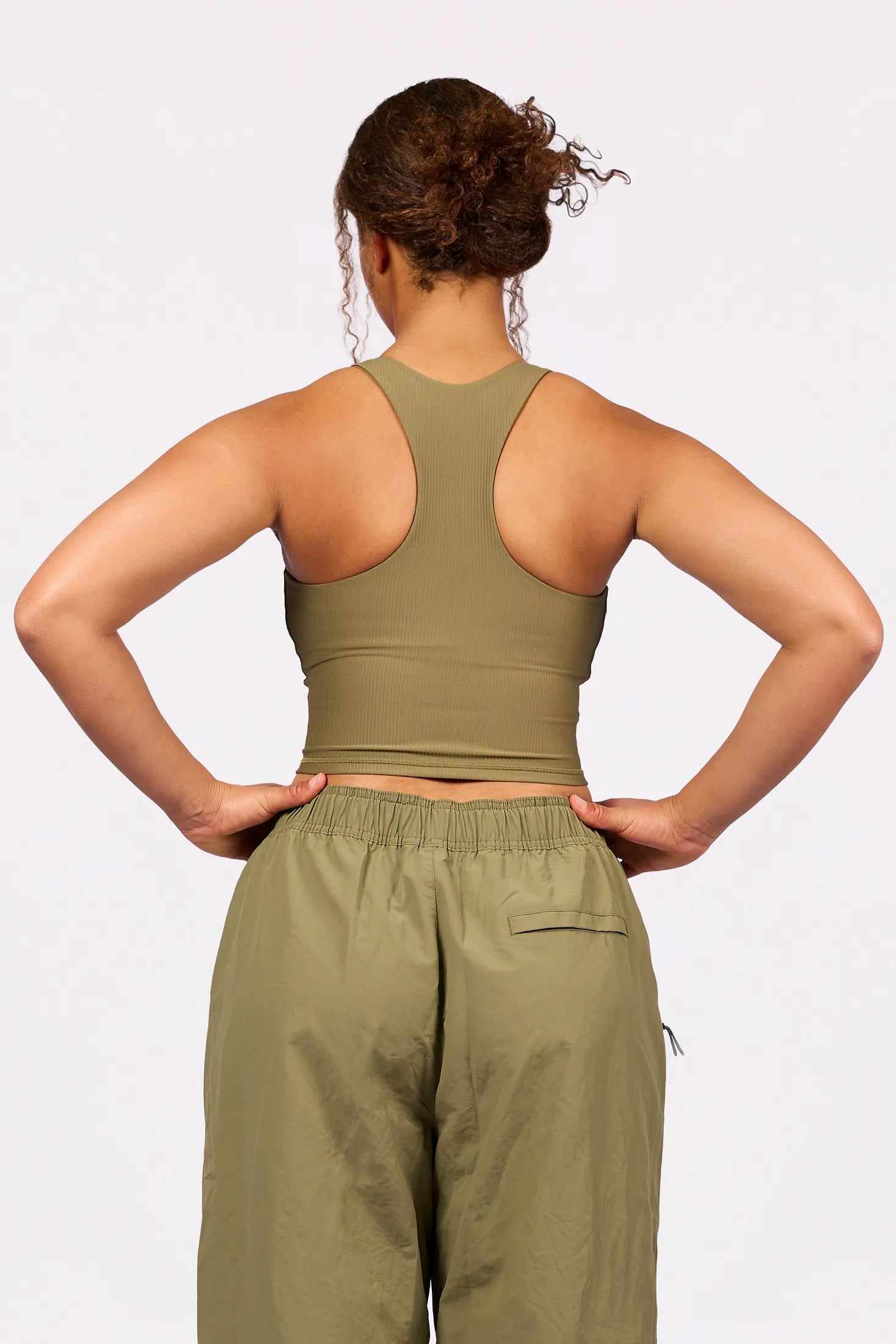 Cover Up Rib Top - Olive