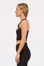 Cover Up Rib Top - Black