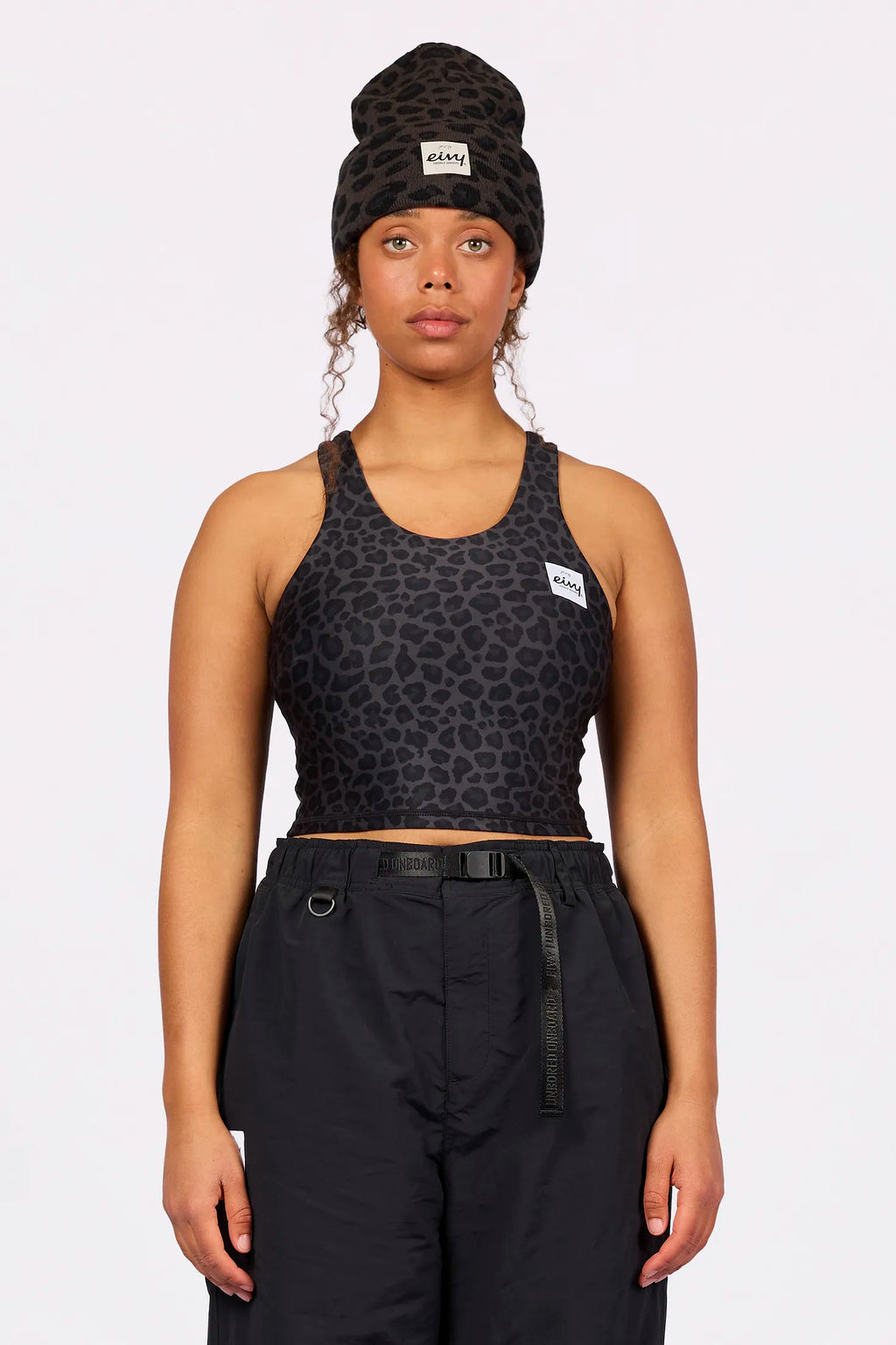 Cover Up Top - Black Leopard