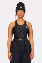 Cover Up Top - Black Leopard