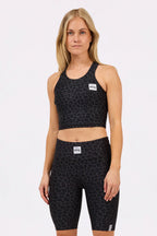 Cover Up Top - Black Leopard
