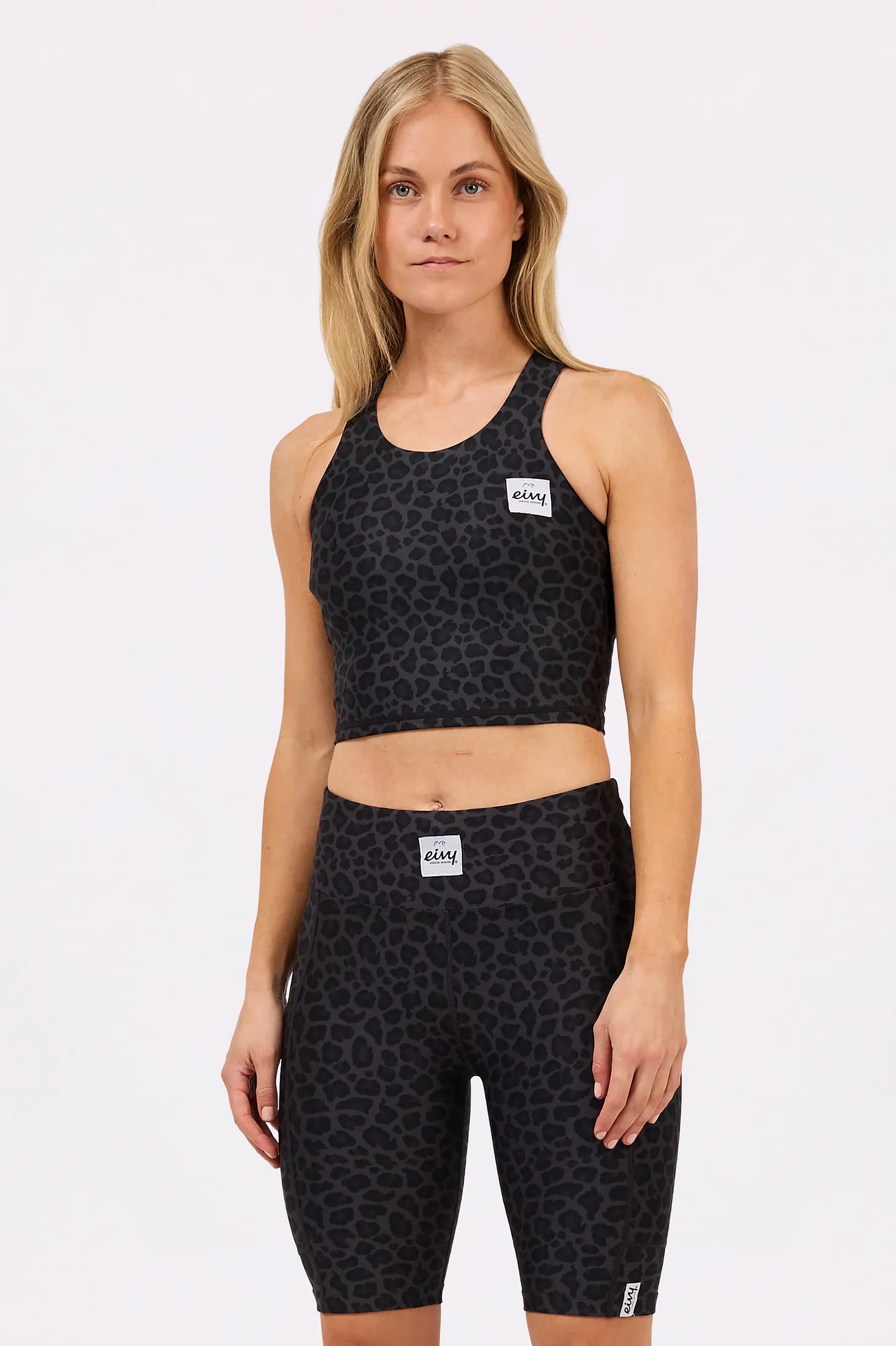 Cover Up Top - Black Leopard