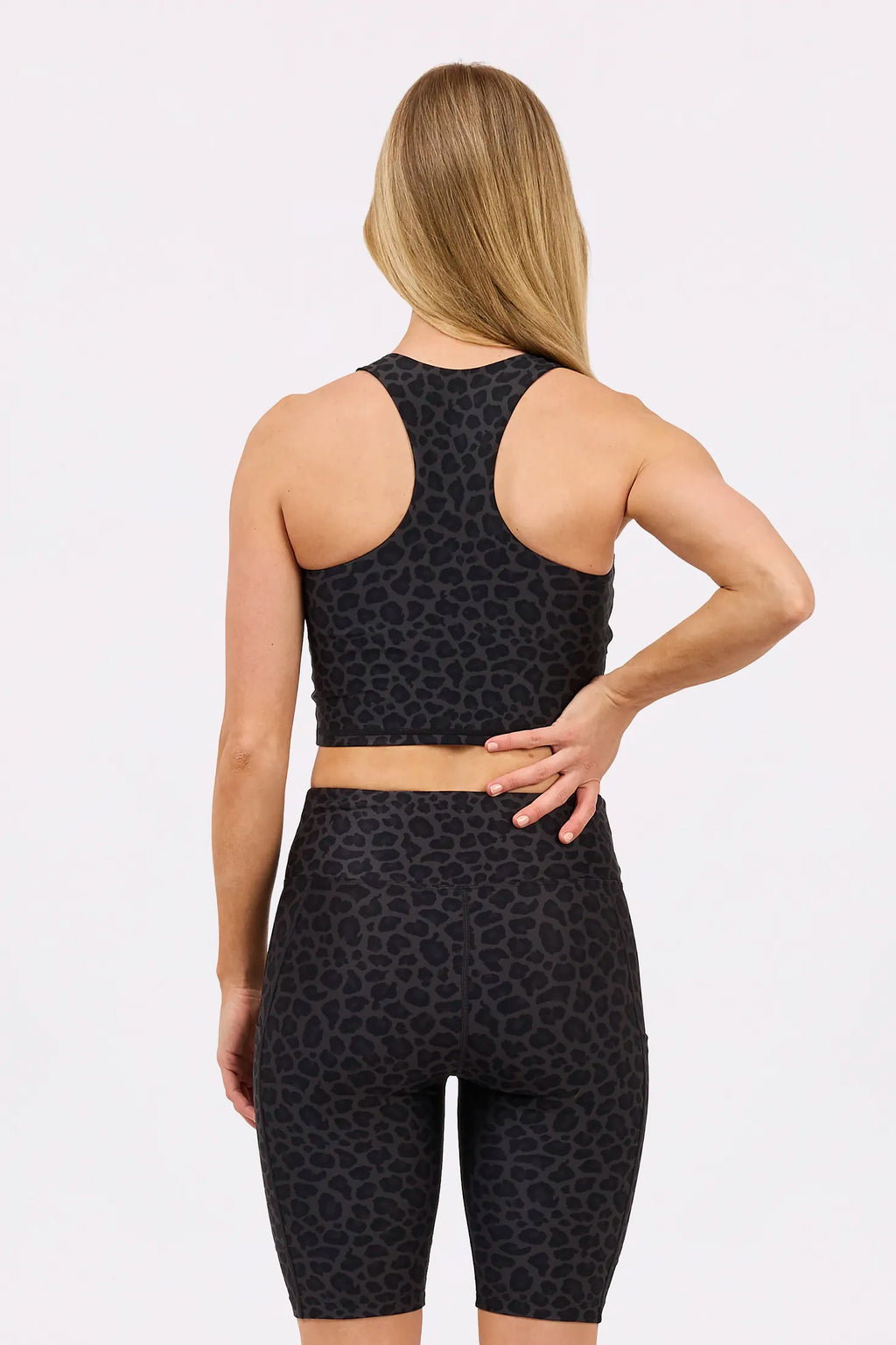 Cover Up Top - Black Leopard