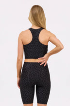 Cover Up Top - Black Leopard