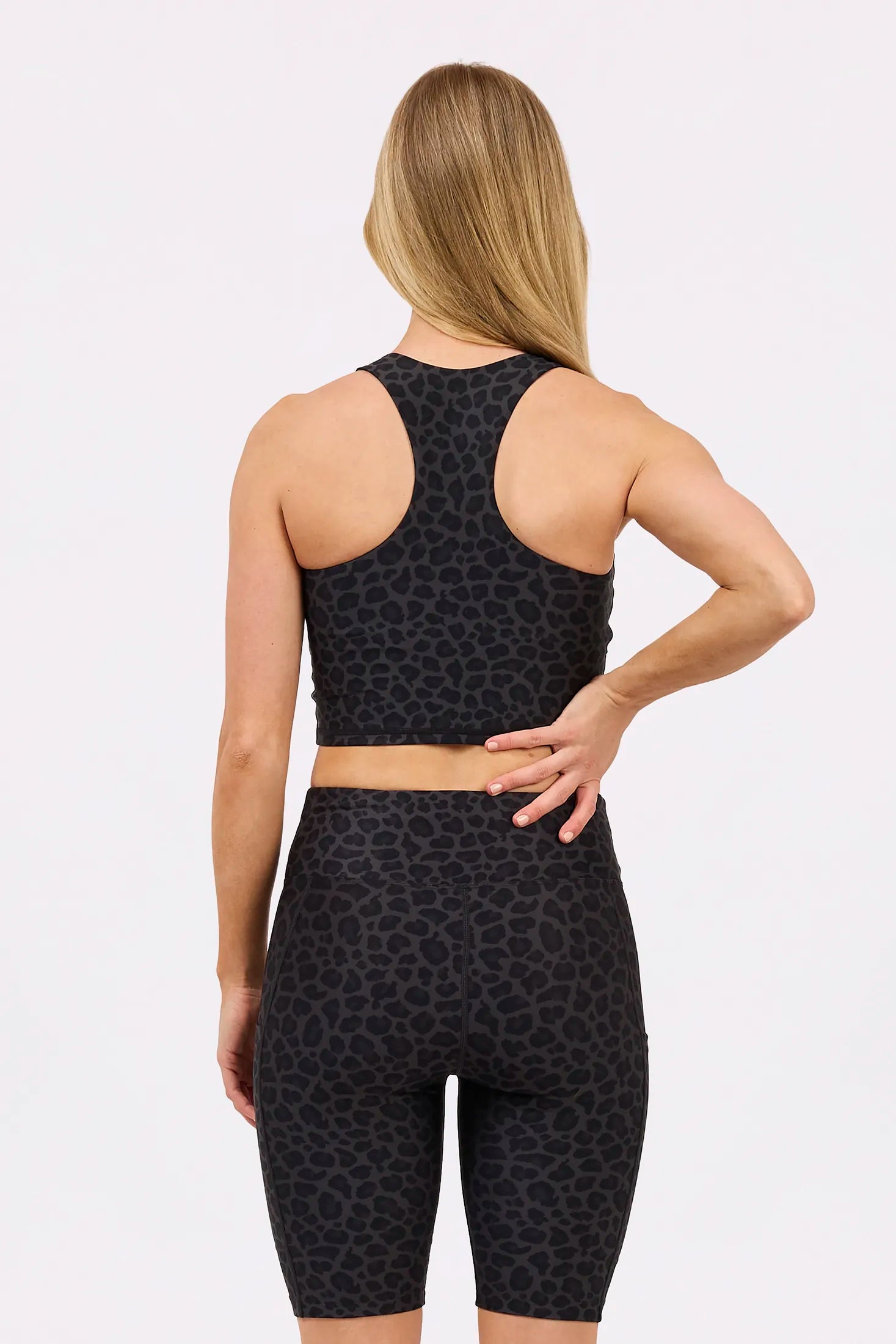 Cover Up Top - Black Leopard