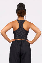 Cover Up Top - Black Leopard
