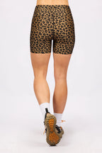 Venture Biker Minus Shorts - Leopard