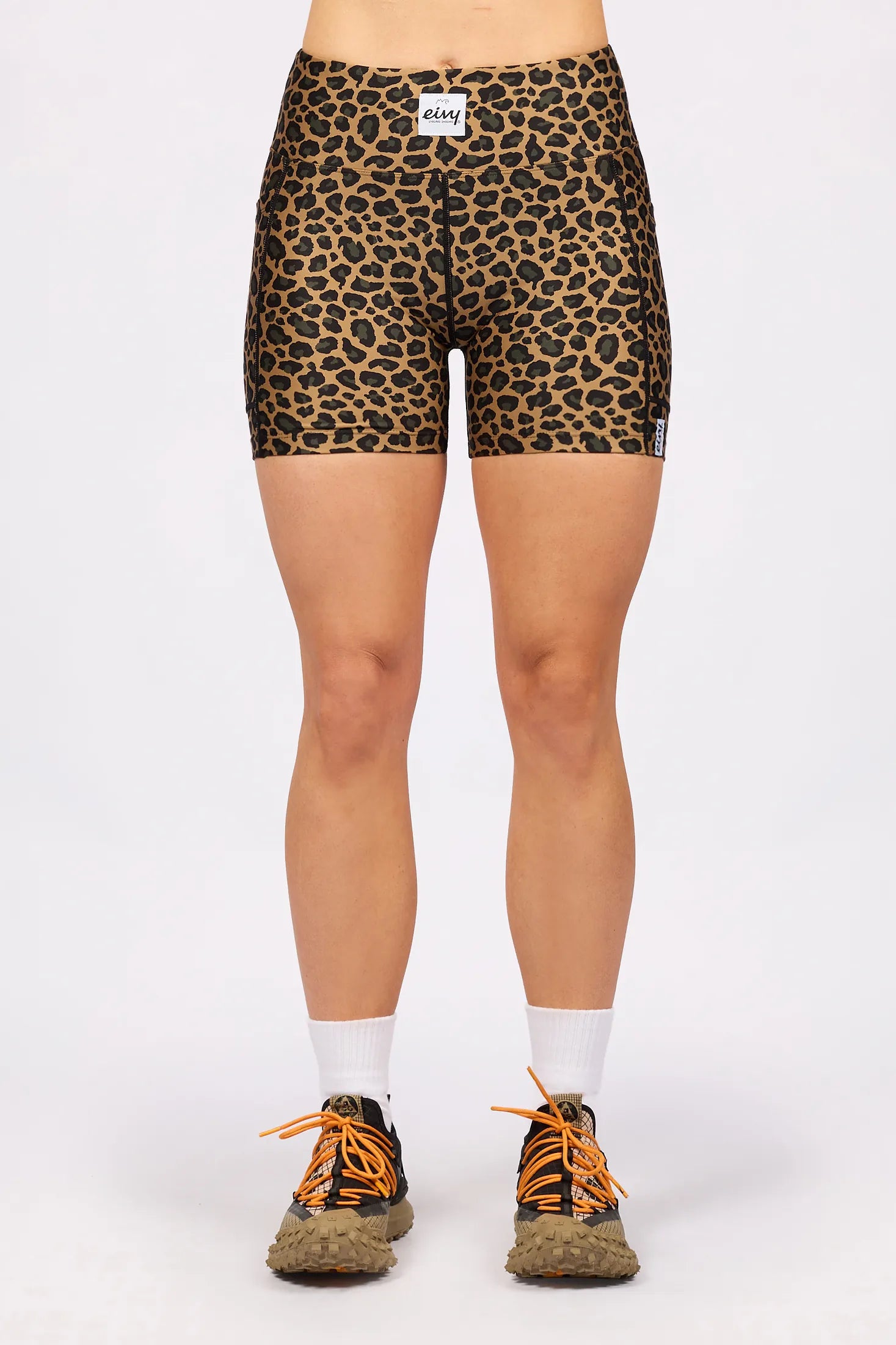 Venture Biker Minus Shorts - Leopard