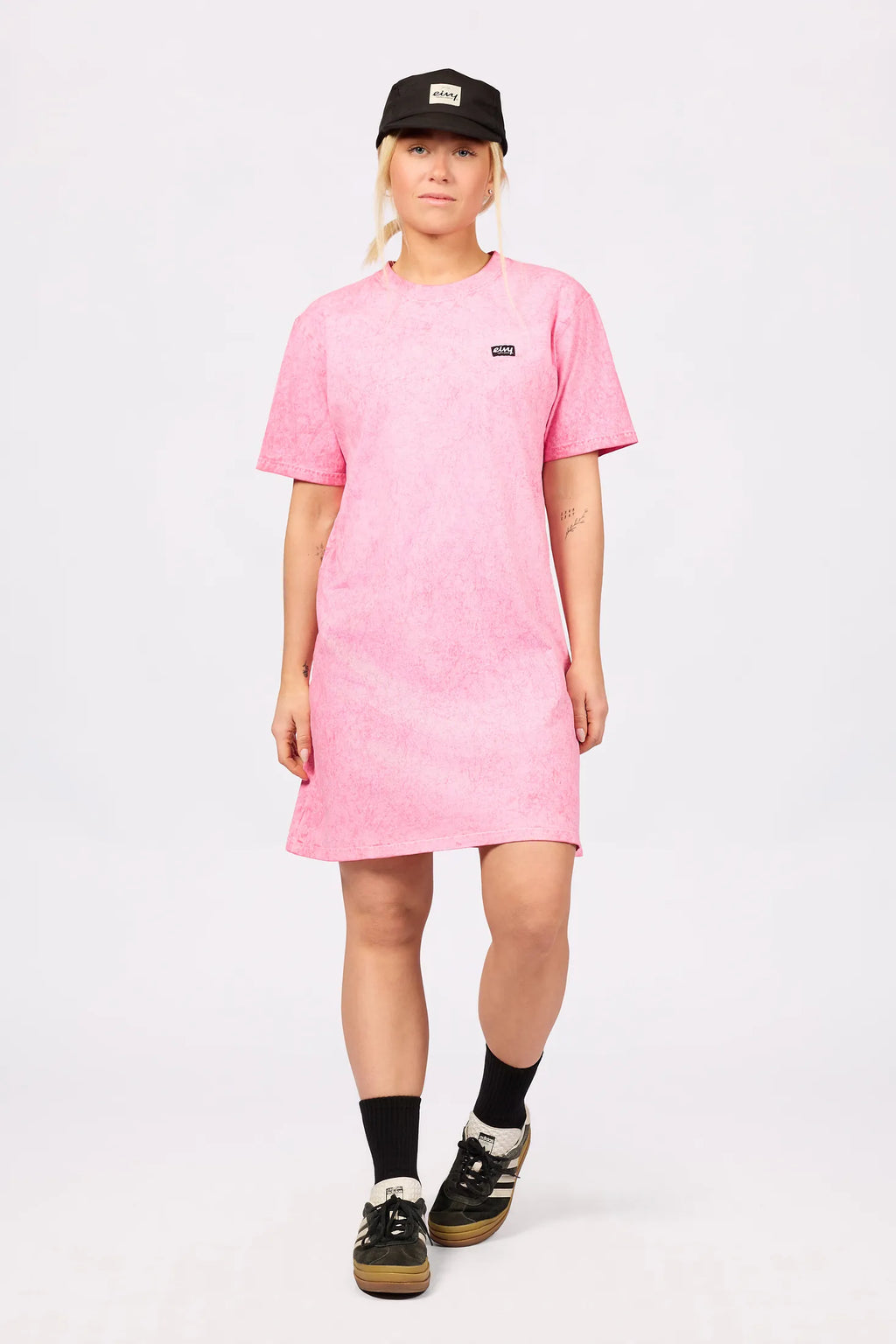 Perfect T-Shirt Dress - Pink Ink