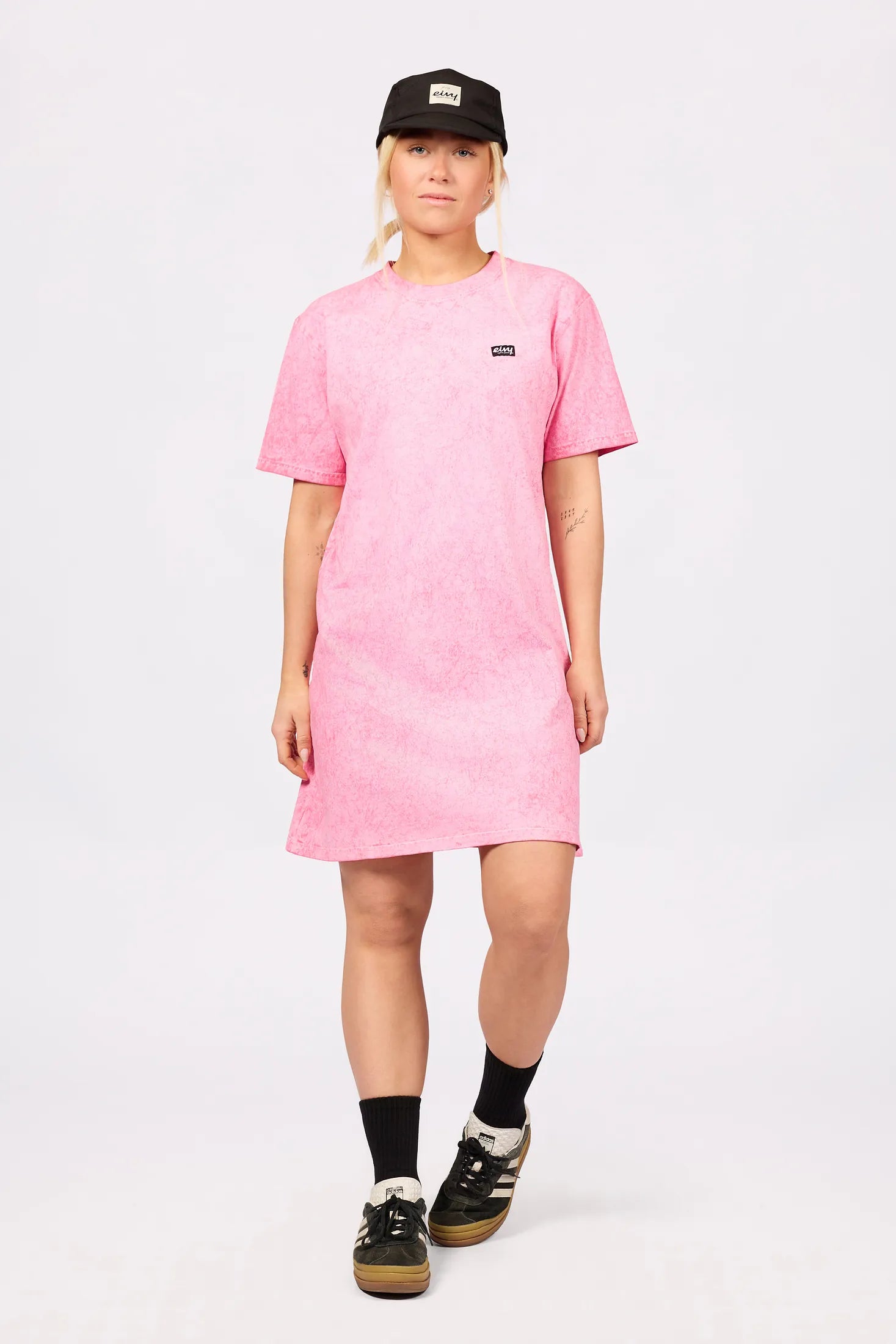 Perfect T-Shirt Dress - Pink Ink