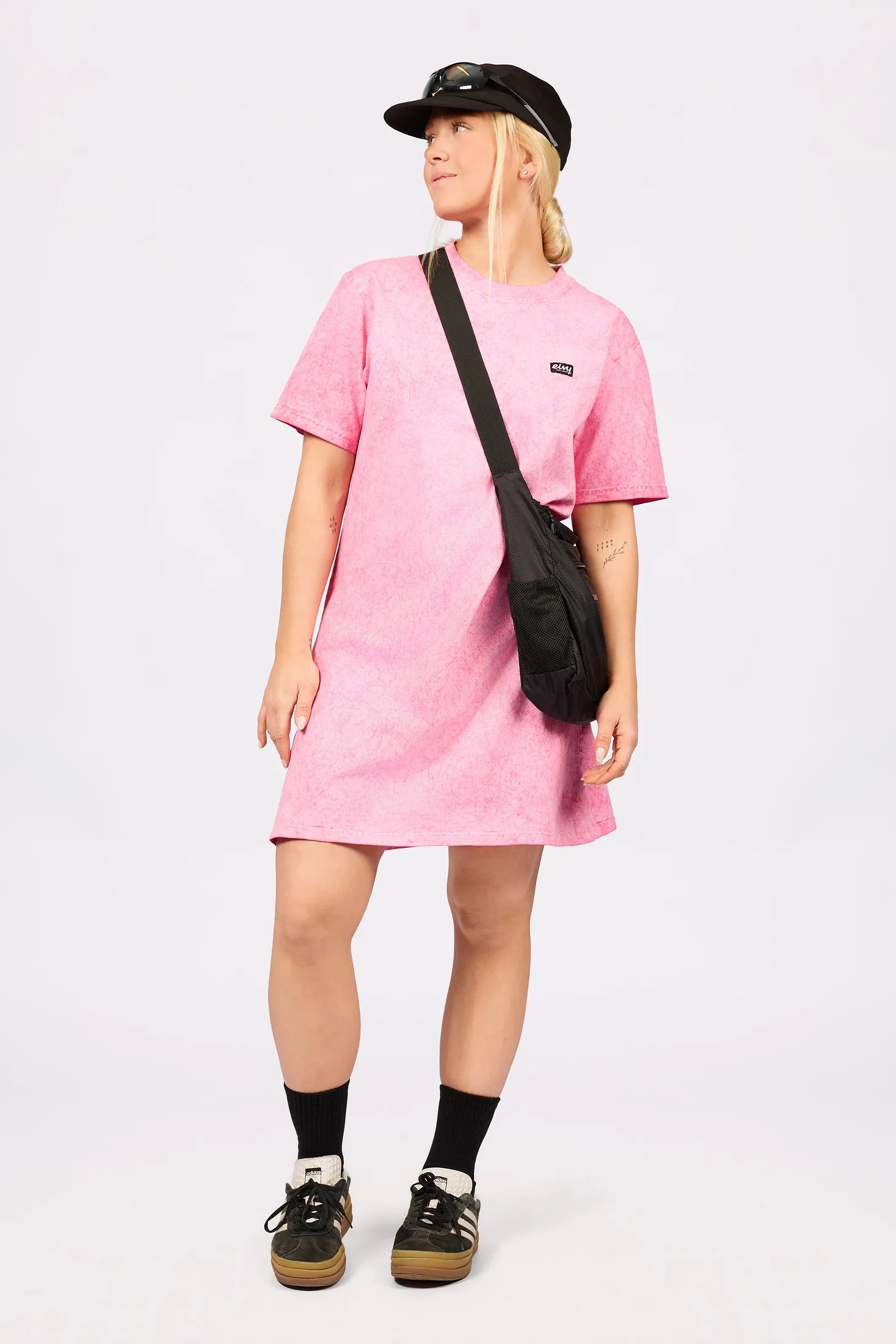 Perfect T-Shirt Dress - Pink Ink
