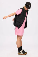 Perfect T-Shirt Dress - Pink Ink