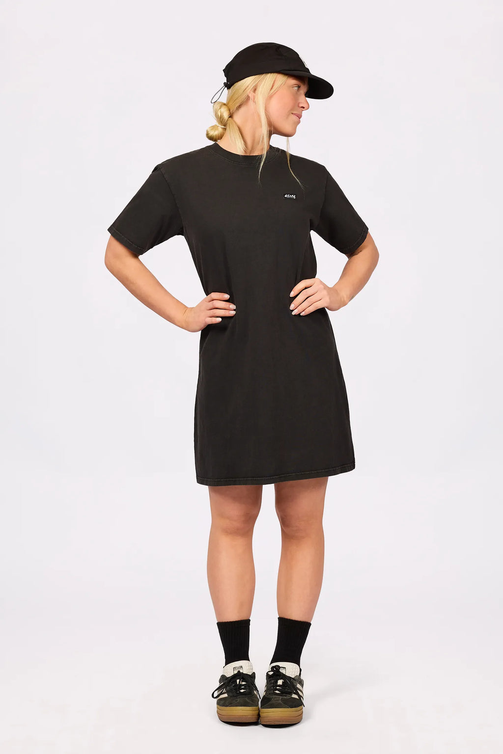 Perfect T-Shirt Dress - Washed Black