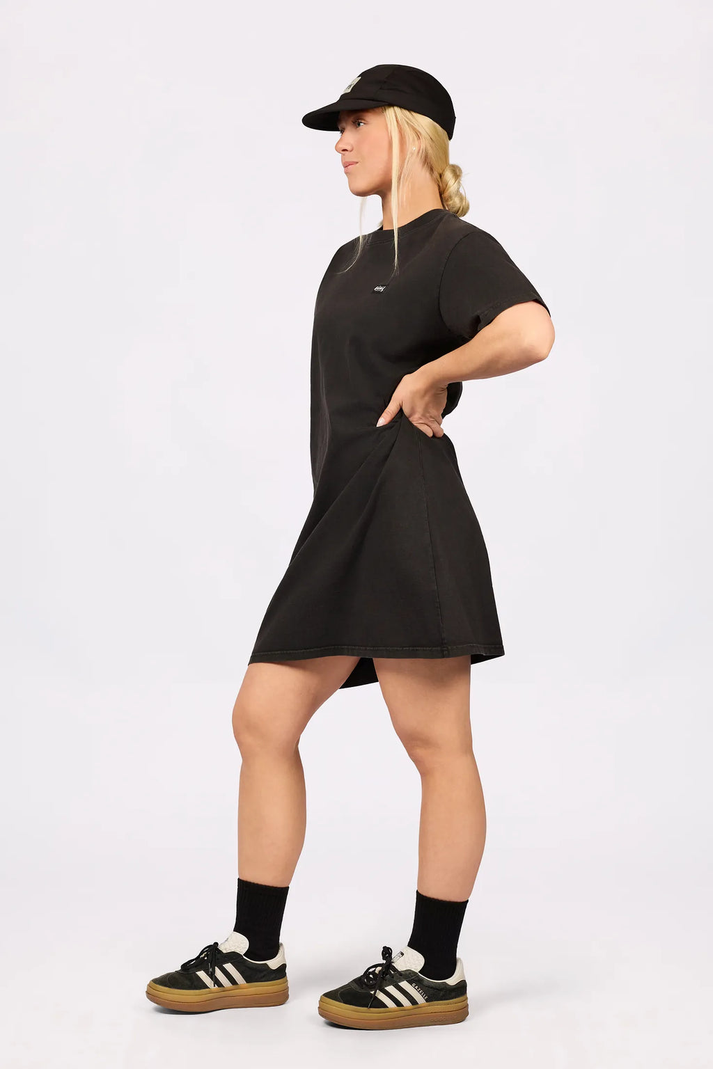 Perfect T-Shirt Dress - Washed Black