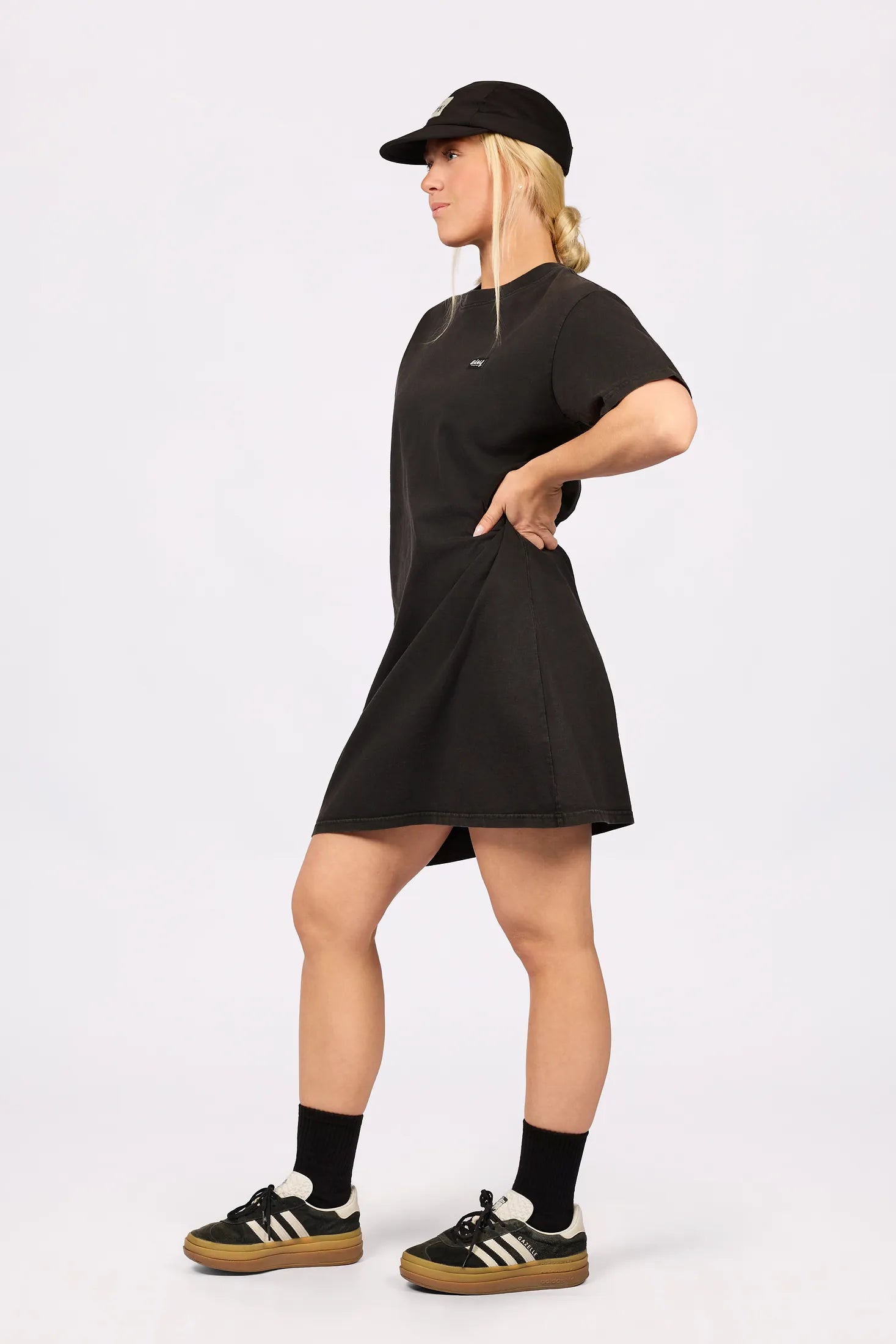 Perfect T-Shirt Dress - Washed Black