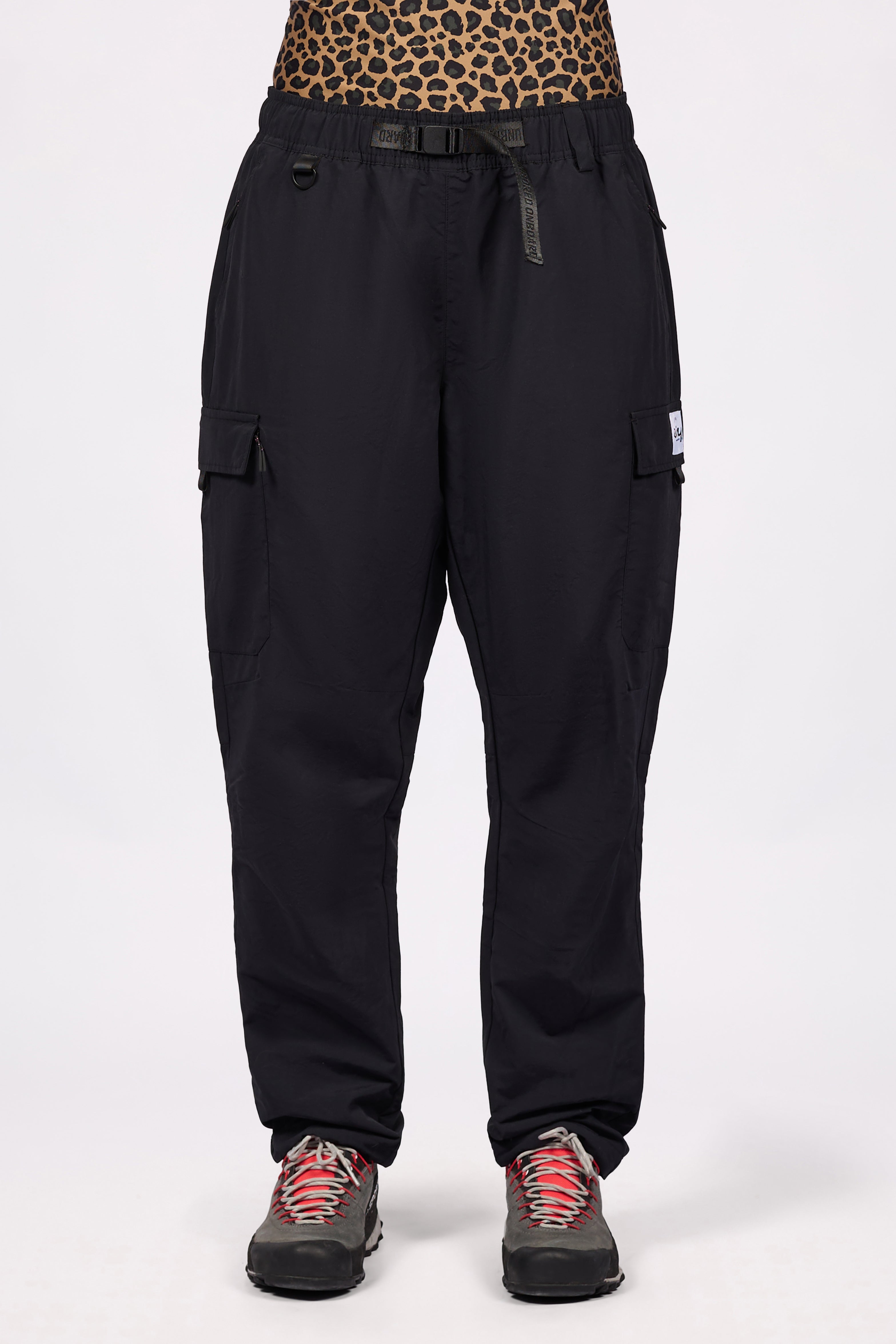 Fitted Outdoor Pants - Black