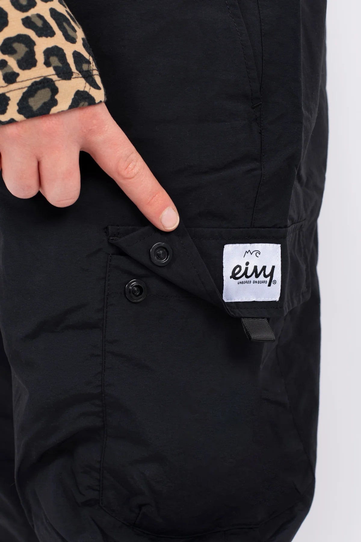 Fitted Outdoor Pants - Black