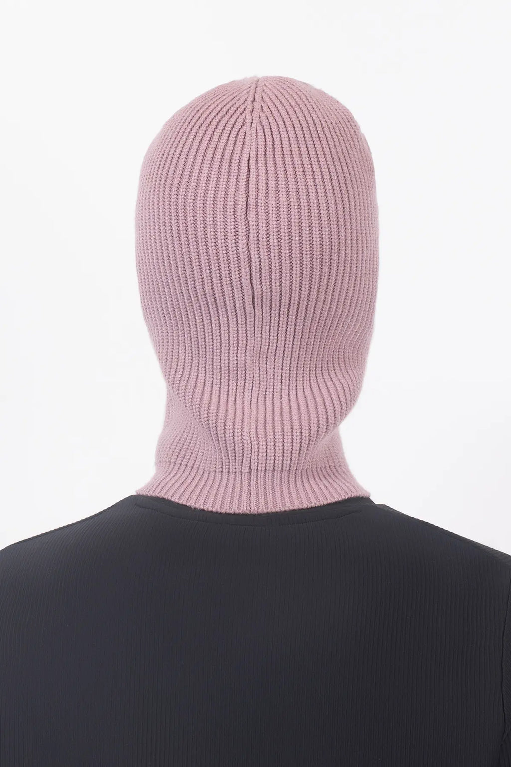 Foldable Knit Balaclava Beanie - Faded Woodrose