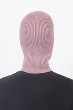 Foldable Knit Balaclava Beanie - Faded Woodrose