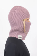 Foldable Knit Balaclava Beanie - Faded Woodrose