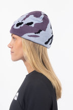 Heavy Jaquard Beanie - Purple Stray