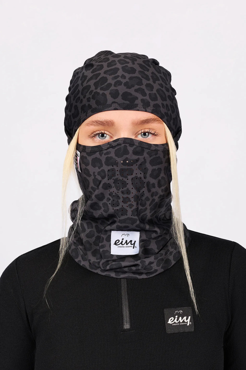 Hinge Balaclava - Black Leopard