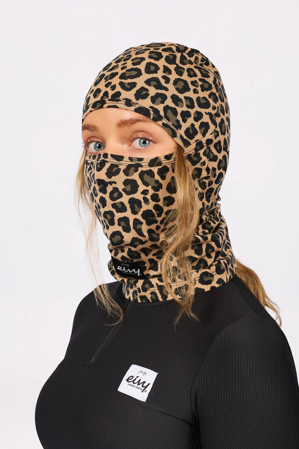 Hinge Merino Wool Balaclava - Leopard