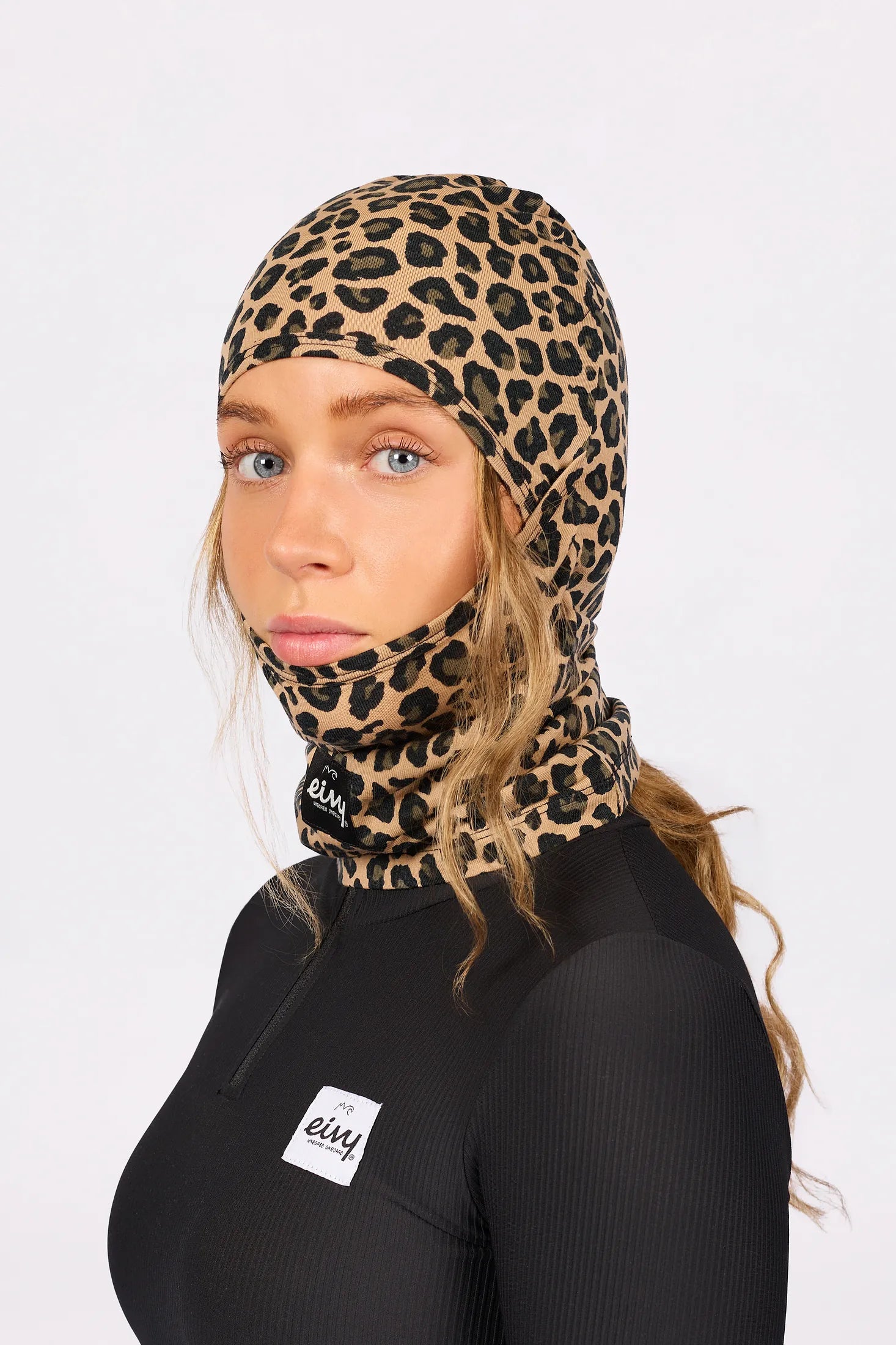 Hinge Merino Wool Balaclava - Leopard