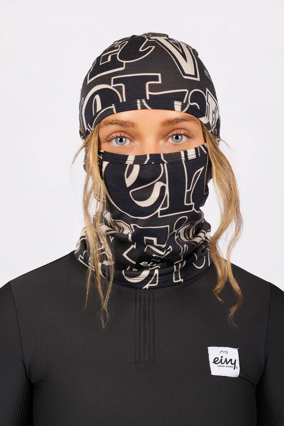 Hinge Merino Wool Balaclava - Typo Black