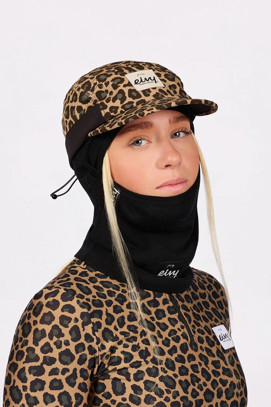 Hinge Merino Wool Rib Balaclava - Black