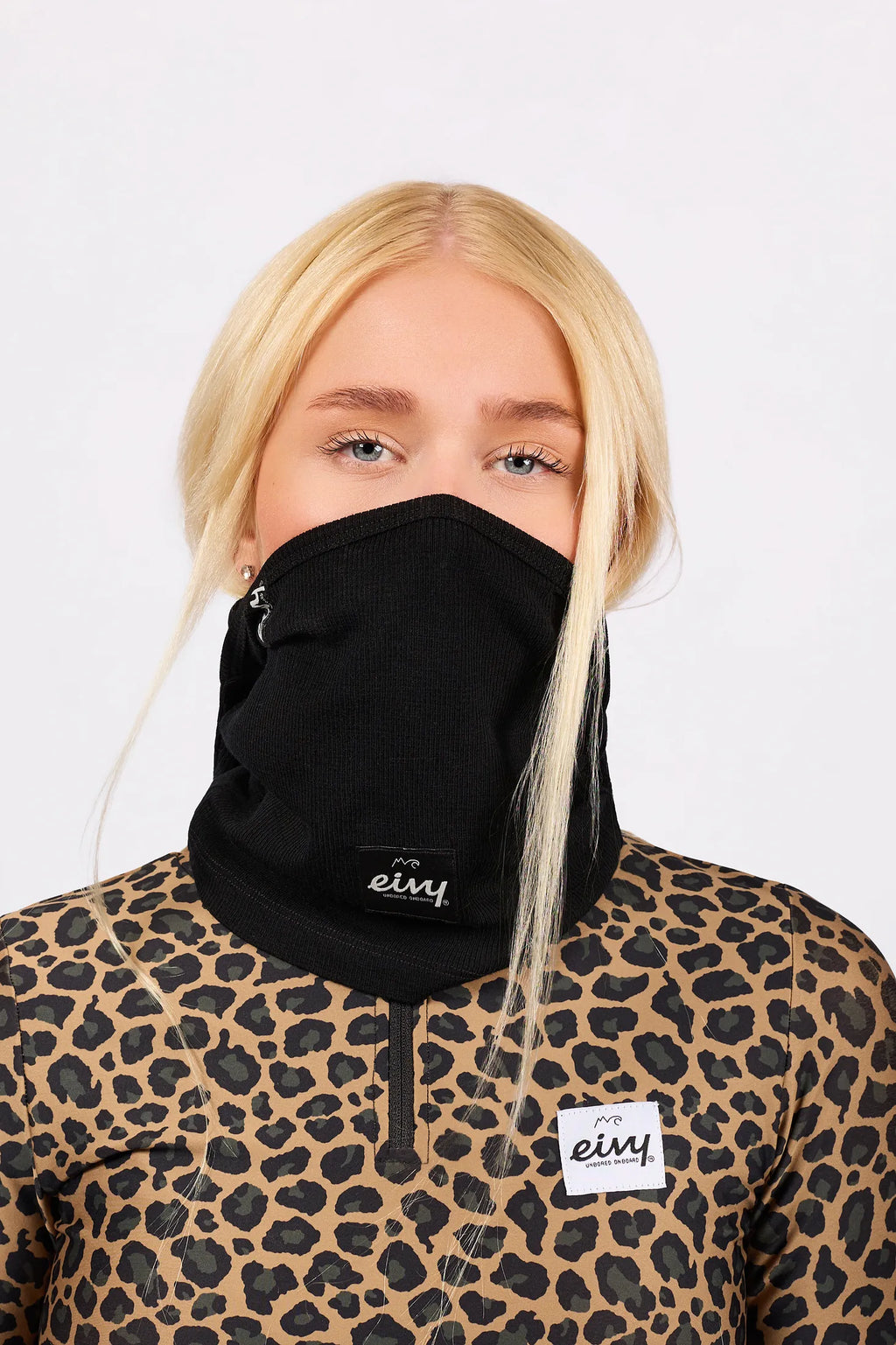 Hinge Merino Wool Rib Balaclava - Black