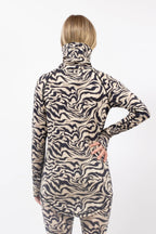 Icecold Merino Wool Top - Animal Swirl