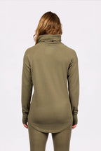 Icecold Merino Wool Gaiter Rib Top - Olive