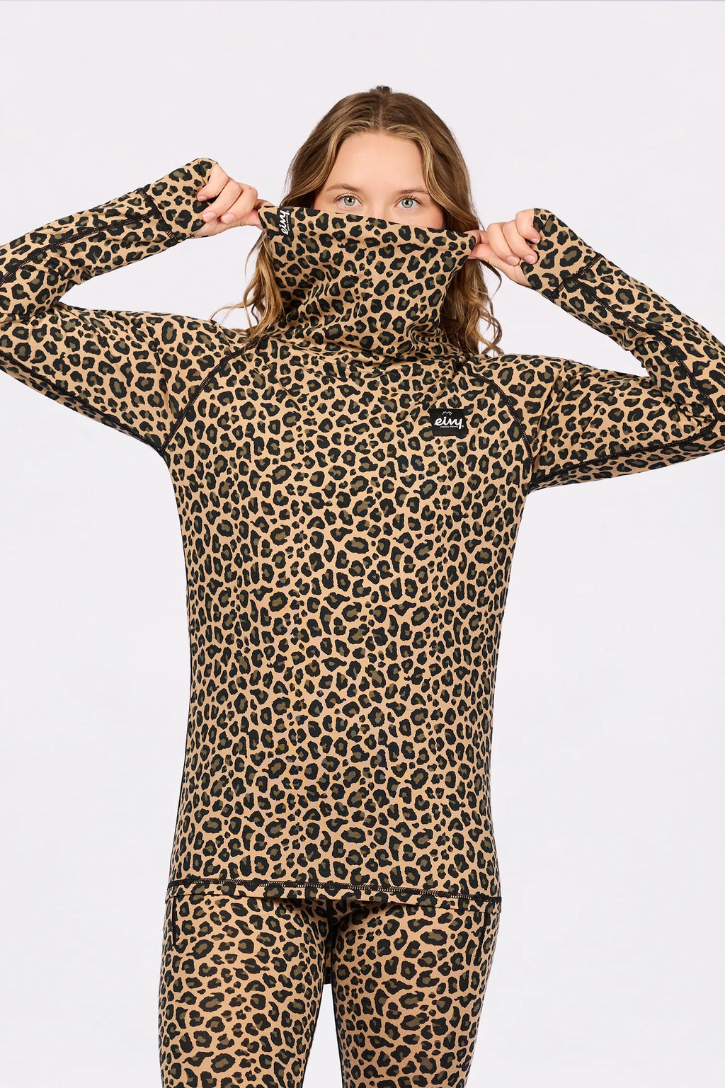 Icecold Merino Wool Top - Leopard