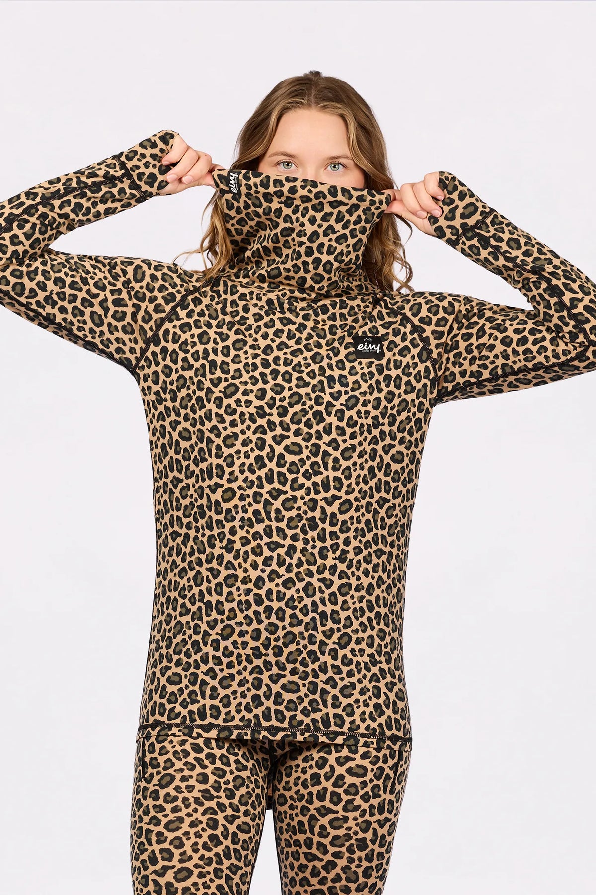 Icecold Merino Wool Top - Leopard