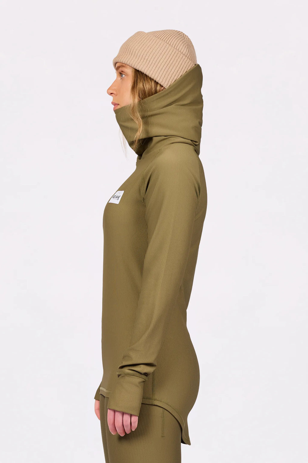 Icecold Gaiter Rib Top - Olive