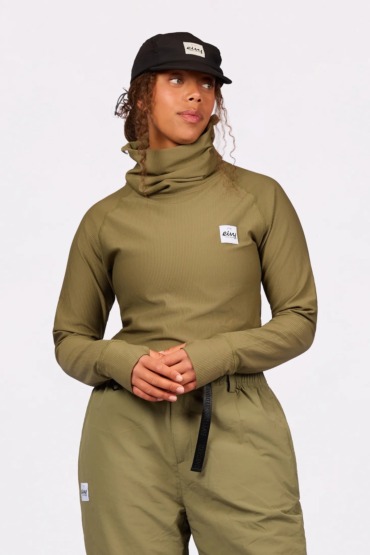 Icecold Gaiter Rib Top - Olive