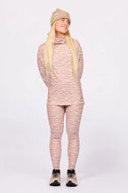 Icecold Top Pastel Zebra – women's base layer top with collar, image 6