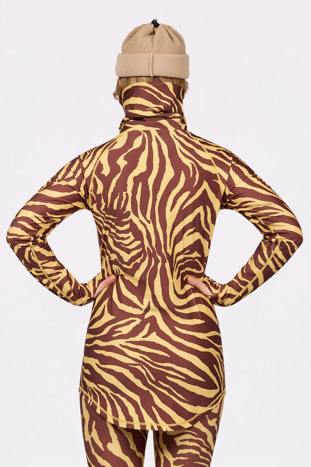 Icecold Zip Top - Yellow Tiger