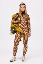 Icecold Zip Top - Yellow Tiger