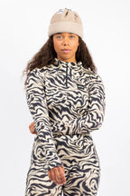 Journey Merino Wool Top - Animal Swirl