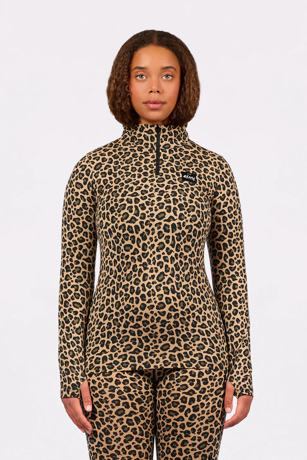 Journey Merino Wool Top - Leopard