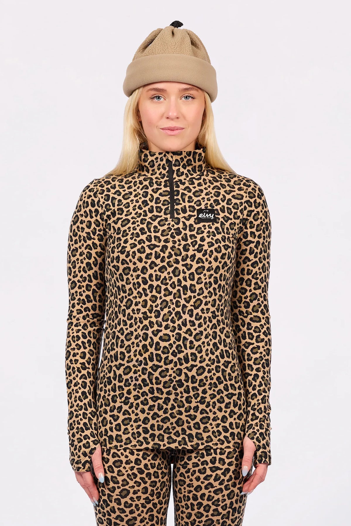 Journey Merino Wool Top - Leopard